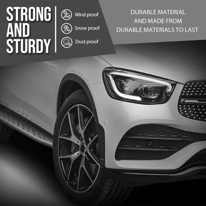 G-PLUS Fender Trim Molding Front Right Compatible with Benz GLC300 4Matic 2016-2020 / GLC300 Base 2016-2022 / GLC43 AMG 4Matic 2017-2022 2538850622, MB1291101 Black