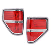 G-PLUS Rear Tail Lights Brake Lamp Assembly Fit 2009-2014 Ford F150 2/4 Door (Not Fit Flareside Models,Not Fit Ogriginal Model with LED Tail Lamp) Red luces traseras, faros traseros Left & Right