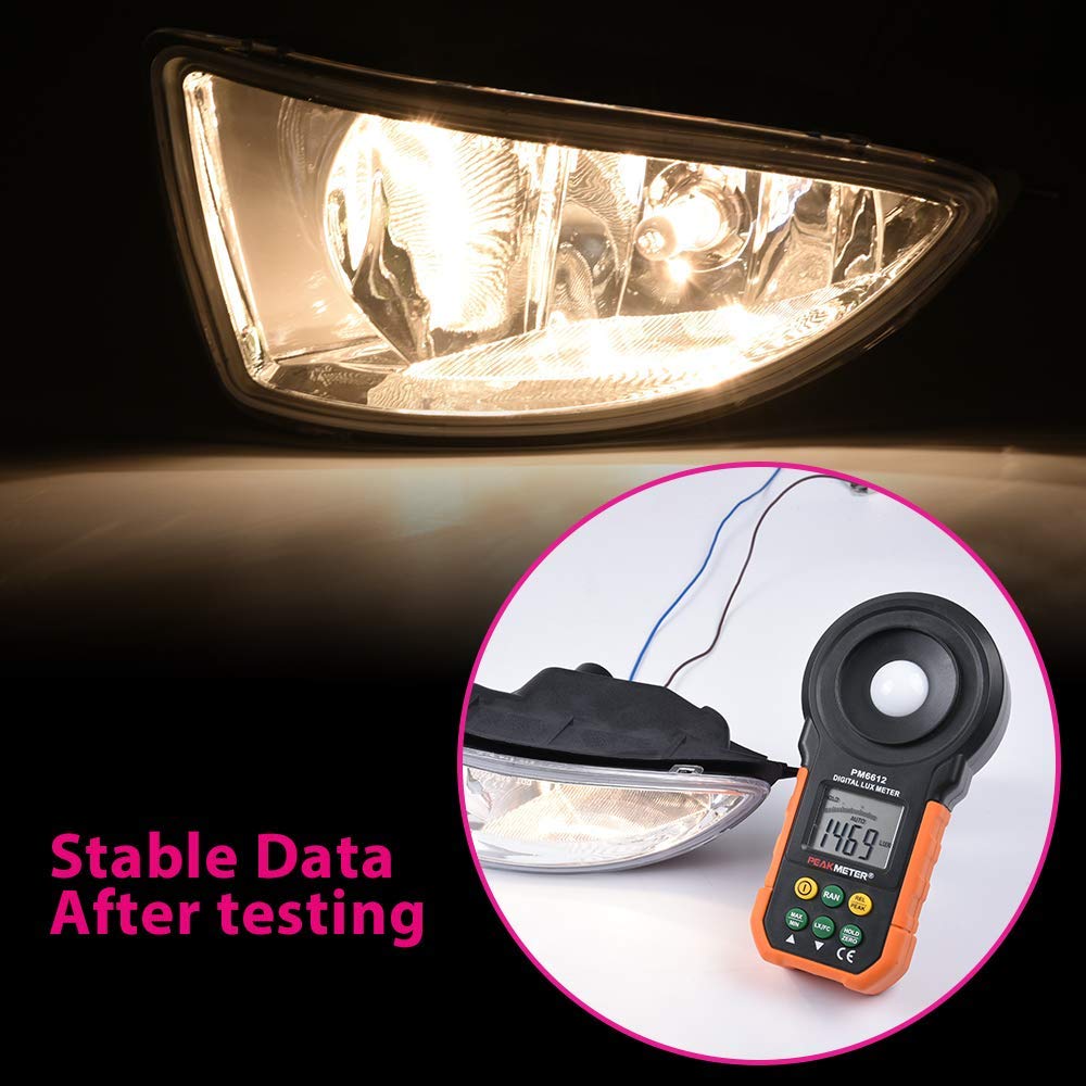G-PLUS Front Bumper Fog Lights Compatible with Honda Civic 2 Door / 4 Door 2004 2005 Polycarbonate Resin Clear Lens Driving Running Fog Lamps + Wiring Kit + H11 Bulbs