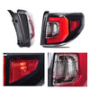 G-PLUS LED Tail Lights Assembly Compatible with GMC Acadia 2013-2016, Fit GMC Acadia Limited 2017, Left & Right Rear Brake Lamps, Clear Lens Red/Black Housing