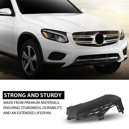 G-PLUS Front Right Bumper Lower Molding Trim Cover, Compatible with Benz X253 GLC 2016-2019, Passenger Side, A2538858000,2538858000