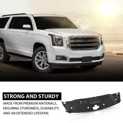 G-PLUS Radiator Support Cover Compatible with GMC Yukon/Yukon XL 2015-2020 84163661 Black