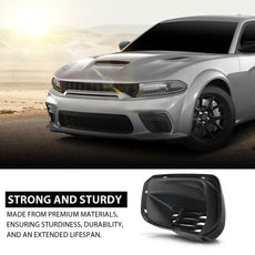 G-PLUS Fog Light Cover for Dodge Charger 2020-2023 Driver Side Black Product Details