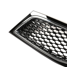 G-PLUS Bumper Grille for Kia Optima 2014-2015 Black Chrome Trim Close-up View