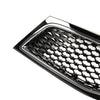 G-PLUS Front Bumper Upper Grille Grill Compatible with Kia Optima 2014 2015 Replacement for 863502T700 Black w/Chrome Trim