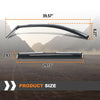 G-PLUS in-Channel Side Window Vent Visor Deflectors Rain Guards Compatible with GMC Sierra 1500 Crew Cab 2019-2026 Impact-Resistant PC 4 PCS Smoky