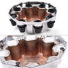 G-PLUS Wheel Center Caps 8 Lugs Best for 16'' Van & Truck Rim Wheels - Fit Chevy Silverado/GMC Sierra 2500 1999-2008, Sierra 1500 2001-2007, Suburban/Yukon 2500 2000-2008