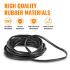 G-PLUS Universal 60ft Fender Flare Edge Trim with 3M Automotive Grade Tape, Fender Flares Rubber Seal Strip Fit Car & Truck Wiper Waterproof Strip Seal Tape