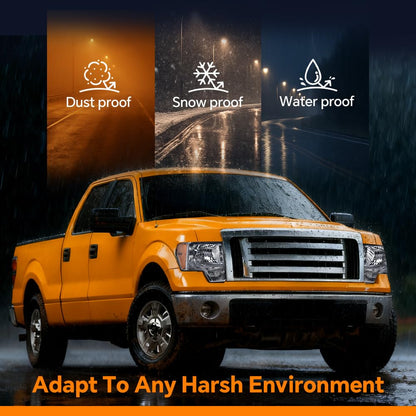 G-PLUS Tail Lights & Headlights Assembly Compatible with 2009-2014 Ford F150 Brake Tail Lamps & Headlamps