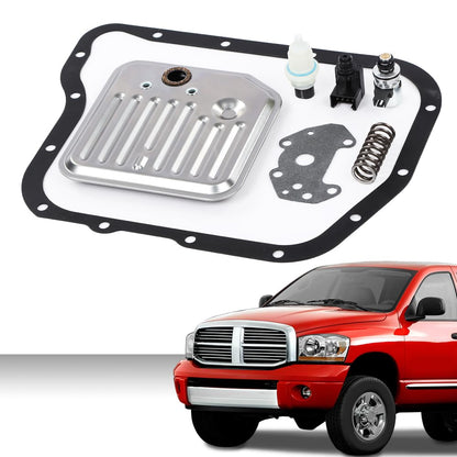 G-PLUS Transmission Filter Kit Solenoid & Sensor Fit all Chrysler Dodge Jeep Products,46RE / 47RE / 48RE / A518 / A618 automatic transmission 2000-On