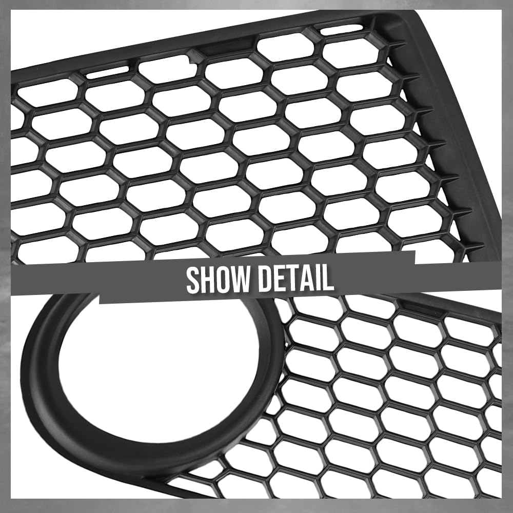 G-PLUS Pair Fog Light Trim Compatible with VW Beetle 2.5 2006-2008 Fit VW Beetle TDI 2006 1C0807684B01C, 1C0807683J01C Black
