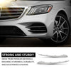 G-PLUS Front Bumper Lip Trim Chrome Molding Left+Right Compatible with Benz W222 S-Class S350 S450 S560 2018-2020 A2228857700