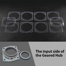 G-PLUS Gear Hub Retainer Shims 10PCS for Humvee HMMWV Additional Angle