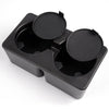G-PLUS Floor Mounted Console Dual Cup Holder Insert Compatible with Silverado 2007-2013 /Sierra / 2007-2014 Suburban/Yukon/Tahoe Center Console Beverage Drink Insert Replacement 19154712