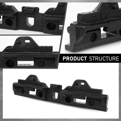 G-PLUS Front Bumper Impact Absorber Compatible with Jeep Grand Cherokee 2016-2021 Black 68328816AA
