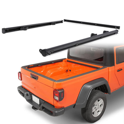 G-PLUS Trail Rail System Tie Down Rails Compatible with Jeep Gladiator 2020 2021 2022 2023