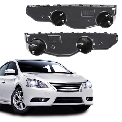 G-PLUS Front Left & Right Side 1pair Bumper Brackets Compatible with Nissan Sentra Sedan 2013-2015 NI1033107 NI1032107