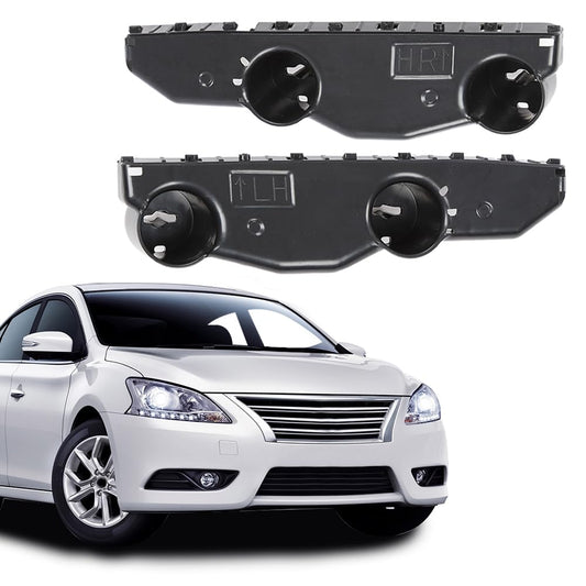 G-PLUS Front Left & Right Side 1pair Bumper Brackets Compatible with Nissan Sentra Sedan 2013-2015 NI1033107 NI1032107