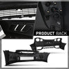 G-PLUS Front Rear Lip Bumper Guard Skid Kit Compatible with Nissan GTR R35 2009-2022, FEA0M-6AVMA, FBM226AV0H, Black