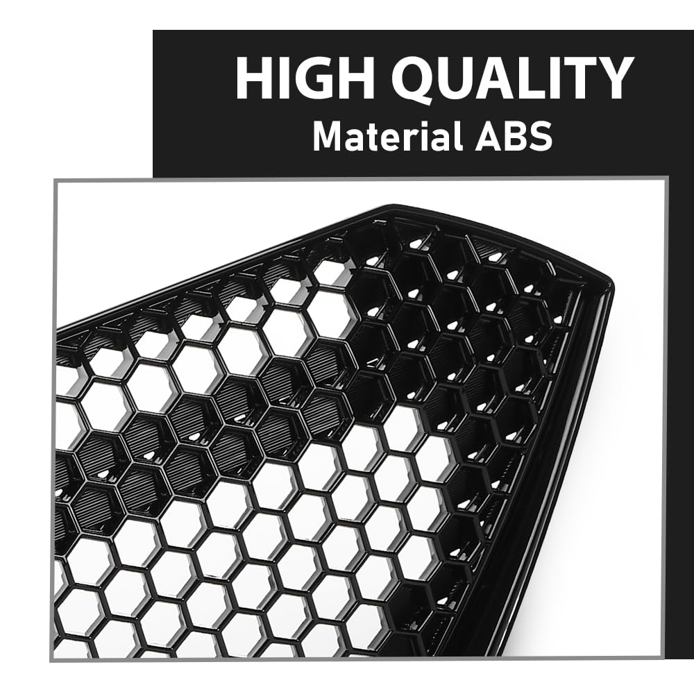 G-PLUS Front Bumper Grille Assembly Compatible with Subaru WRX 2022-2023 Sti Style J1010VC120
