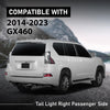G-PLUS Rear Right Passenger Side Tail Light Lamp Compatible with LX GX460 2014-2023 81671-60160, 8167160160, LX2887103 Luces Traseras Rear Brake Lamps Assembly