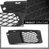G-PLUS Pair Bumper Grille Compatible with BMW 328i/328xi xDrive Base Coupe 2-Door 2007-2010,BM1036121, BM1036122, 51117154720, 51117154719,BM1036122,51117154720 Black
