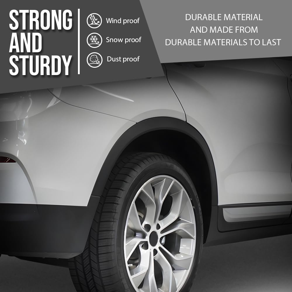 G-PLUS Fender Trim Molding Moulding Rear Right Side Compatible with BMW X3 2011-2017 Fit X4 xDrive28i 2015-2018 / xDrive35i 2015-2016 Fit Models Without M Package 51777210084, BM1791107 Black