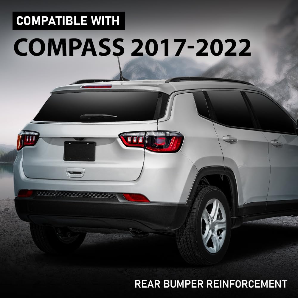 G-PLUS Bumper Face Bar Reinforcement Rear Compatible with Jeep Compass 2017-2022 68243701AA