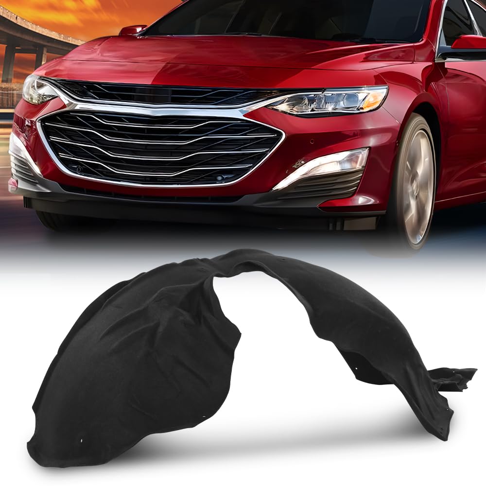 G-PLUS Front Fender Liner Left Driver Side Compatible with Chevy Malibu L 2019-2021/Fit Chevy Malibu Premier 2019-2022/Fit Chevy Malibu (submodel: LS, LT, RS) 2019-2023 84506561 GM1248301