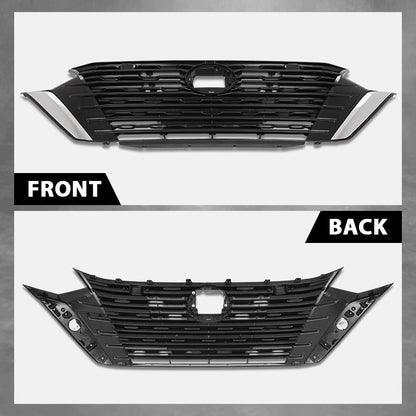 G-PLUS Front Bumper Upper Grille Compatible with Nissan Sentra S SV 2024-2025 62310-6LY0A, 623106LY0A
