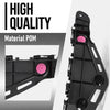 G-PLUS Bumper Cover Retainer Driver & Passenger Side Left & Right Bracket Compatible with LX 2016 2017 2018 2019 2020 2021 2022 525350E070, 525360E060, LX1033117, LX1032117 Black