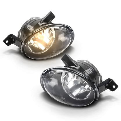 G-PLUS Fog Lights Front Bumper Lamps Pair Compatible with Volkswagen Golf Hatchback/Golf Wagon/Jetta Sedan/Jetta Wagon/Beetle/Eos 2010-2015 5K0941700G, 5K0941700B, 5K0941700 Black