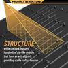 G-PLUS TPE Floor Liners, Compatible with Honda Pilot Sedan & Hatchback Coupe 8 Passenger Models 2016-2022, 1st & 2nd & 3rd Row Cargo Liner Accessories, 4PCS Black