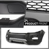 G-PLUS Front Bumper Cover Compatible with Rover Range Rover Evoque 2012-2015, w/o Camera Hole, w/Head Light Washer Holes, 101-59170C, RO1000141, LR072259, LR036137, LR064613, Black