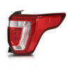 G-PLUS Tail Light Assembly Rear Brake Lamp Right Side Without Wiring Harness & Bulb Compatible with Ford Explorer 2016-2019 FB5Z13405A Faros Traseros Luces Traseras
