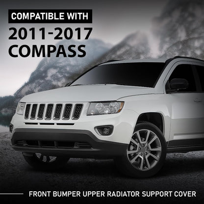 G-PLUS Front Bumper Upper Radiator Support Cover Compatible with Jeep Compass 2011-2017 68109867AA, CH1087123