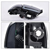 G-PLUS LED Light Strip Headlights Lamps w/o Bulbs Fit Dodge Ram 1500 1994-2001/Dodge Ram 2500 3500 1994-2002,Smoke Lens Black Housing Clear Reflector Bumper Headlamps,faros delanteros Assembly