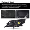G-PLUS Headlight Assembly Compatible with Chevy Malibu Limited 2013 2014 2015 2016 Right Passenger Headlamps HID Xenon Lamp w/o D3S HID Bulb Clear Lens Black Housing,faros delanteros