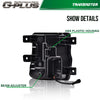 G-PLUS LED Fog Light Compatible With 2016-2018 Chevy Silverado 1500,Bumper Lamps Driving Fog Lamps w/Switch (Clear lens)