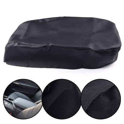 G-PLUS Center Console Armrest Cover Compatible with Toyota Avalon 2013 2014 2015 2016 2017 2018 Black Synthetic Leather