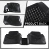G-PLUS Floor Mats Compatible with Honda Accord 2023-2024 All Weather Full Cover Protection 1st & 2nd Row Liner TPE Car Floor Cargo Liners Accessories Black