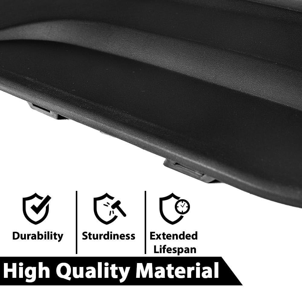 G-PLUS Fog Light Cover Compatible with 2013-2015 Chevy Malibu/2016 Chevy Malibu Limited Front Bumper Fog Light Hole Cover Left & Right Side 20768847, GM1039141, 20768848, GM1038141