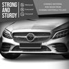 G-PLUS Front Bumper Molding Trim Cover Compatible with Benz C300 2019-2023 For Models With AMG Styling 2058858902, 2058859002 Glossy Black