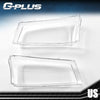 G-PLUS Front Headlight Lens Cover Compatible with 2003-2006 Chevy Silverado, Left & Right Side (Clear Lens)