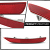 G-PLUS Rear Bumper Reflector Lamp Left Compatible with Subaru Forester 2.0L 2.5L 2009-2018 84281SC010