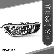G-PLUS Front Bumper Upper Grille for Hyundai Sonata 2015-2017 Additional Angle