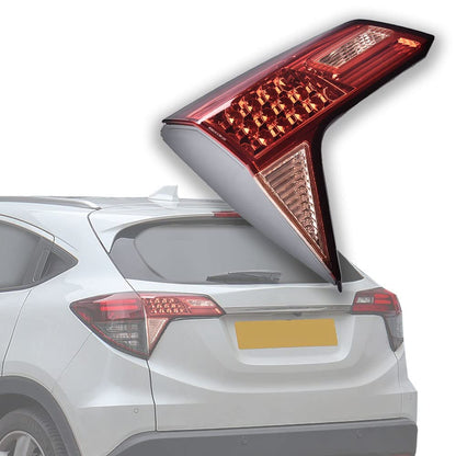 G-PLUS Inner Tail Light Compatible With 2016 2017 Honda Hrv LX/EX/EX-L/Epic/Uniq Sport Utility 4-Door Sedan Factory Style Automotive Trunk Brake Rear Inner Lamp Chrome Housing,Driver Side (Left)