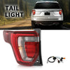 G-PLUS Tail Light Assembly Rear Brake Lamp Left with Wiring Harness & Bulb Compatible with Ford Explorer 2016-2019 FB5Z13405C Faros Traseros Luces Traseras