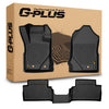 G-PLUS TPE Floor Mats Fit Ford Bronco 2-Door 2021-2026 Not Fit Bronco Sport or Bronco 4-Door Model 1st & 2nd Row Truck Accessories Cargo Liners All Weather Protection 3PCS Black Alfombras para Carro