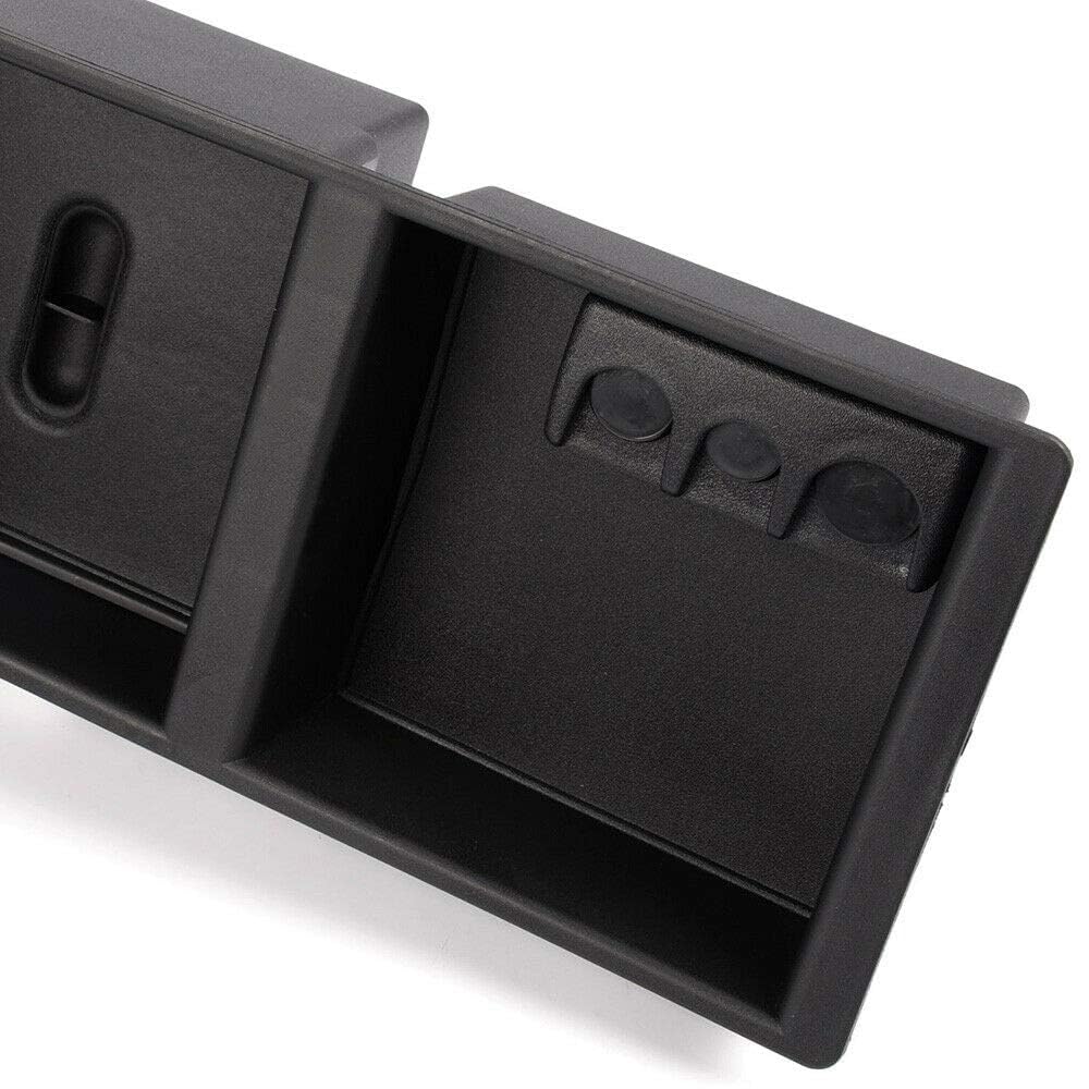 G-PLUS Center Console Coin Holder Compatible with Chevy Silverado Suburban Tahoe/GMC Sierra 2500HD 3500HD Yukon XL 2015-2018 Change Holder Organizer 22817343, 10436137